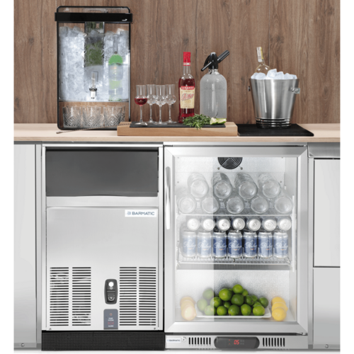 Product photo Barmatic Candour single door undercounter bar cooler, stainless steel, 103l 2
