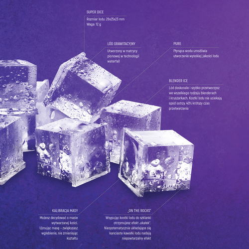 Product photo Dice air-cooled ice cube machine  DICE150AUN undercounter 4