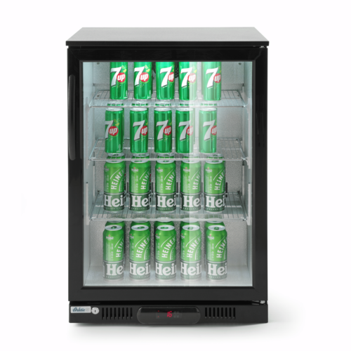 Product photo Barmatic Candour single door undercounter bar cooler, black , 103l